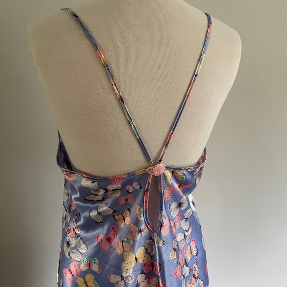 3pc Vintage Amelia’s Butterfly Robe + Slip SET - Picture 5 of 12